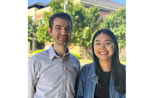 Dr. Bryan Beutel and Janice Wang at KCU